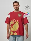 Мужская футболка оверсайз / Сборная России 2018 Exclusive