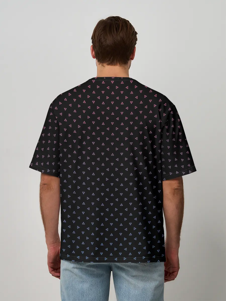 Мужская футболка оверсайз / Super Space Fox