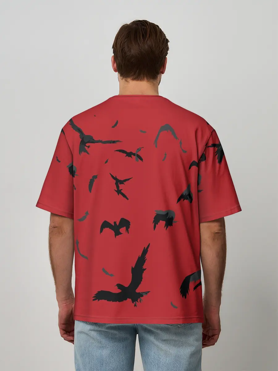 Мужская футболка оверсайз / Uchiha | Hitachi