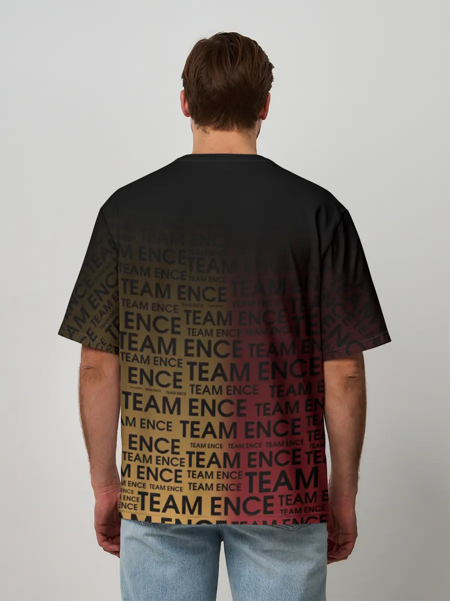 Мужская футболка оверсайз / TEAM ENCE