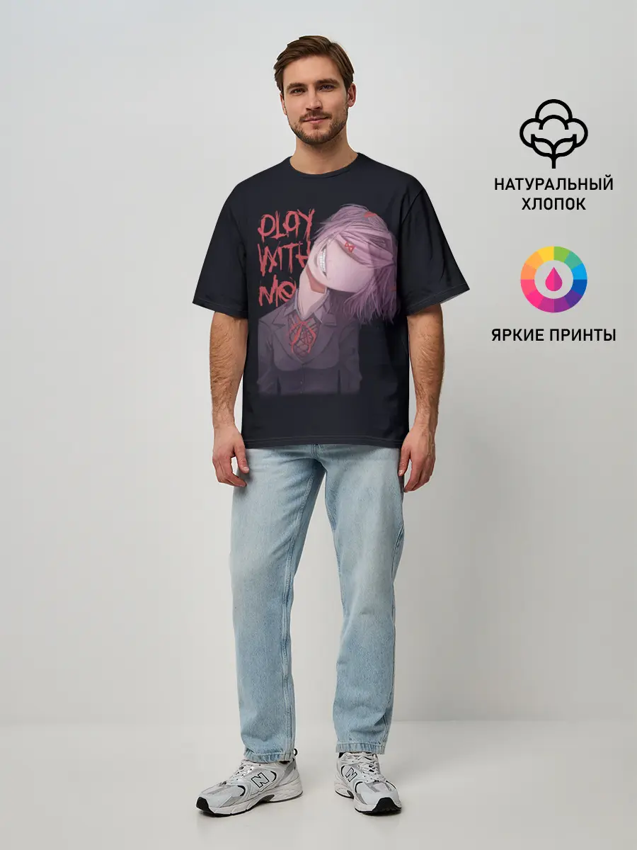 Мужская футболка оверсайз / Natsuki