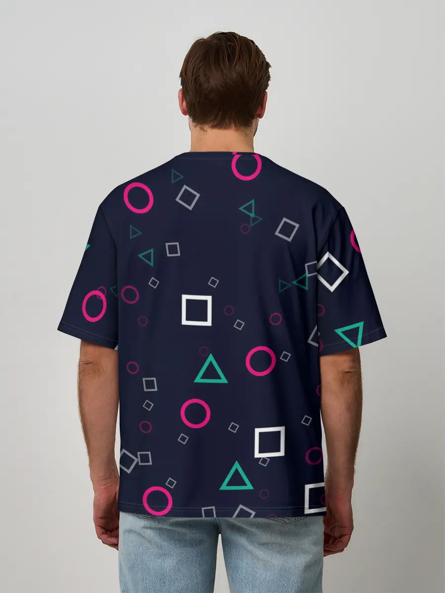 Мужская футболка оверсайз / 456 | ФИНАЛ | ИГРА В КАЛЬМАРА