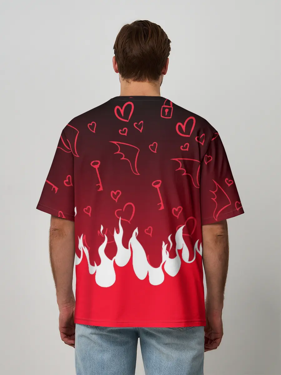 Мужская футболка оверсайз / ОТЕЛЬ ХАЗБИН ЧАРЛИ