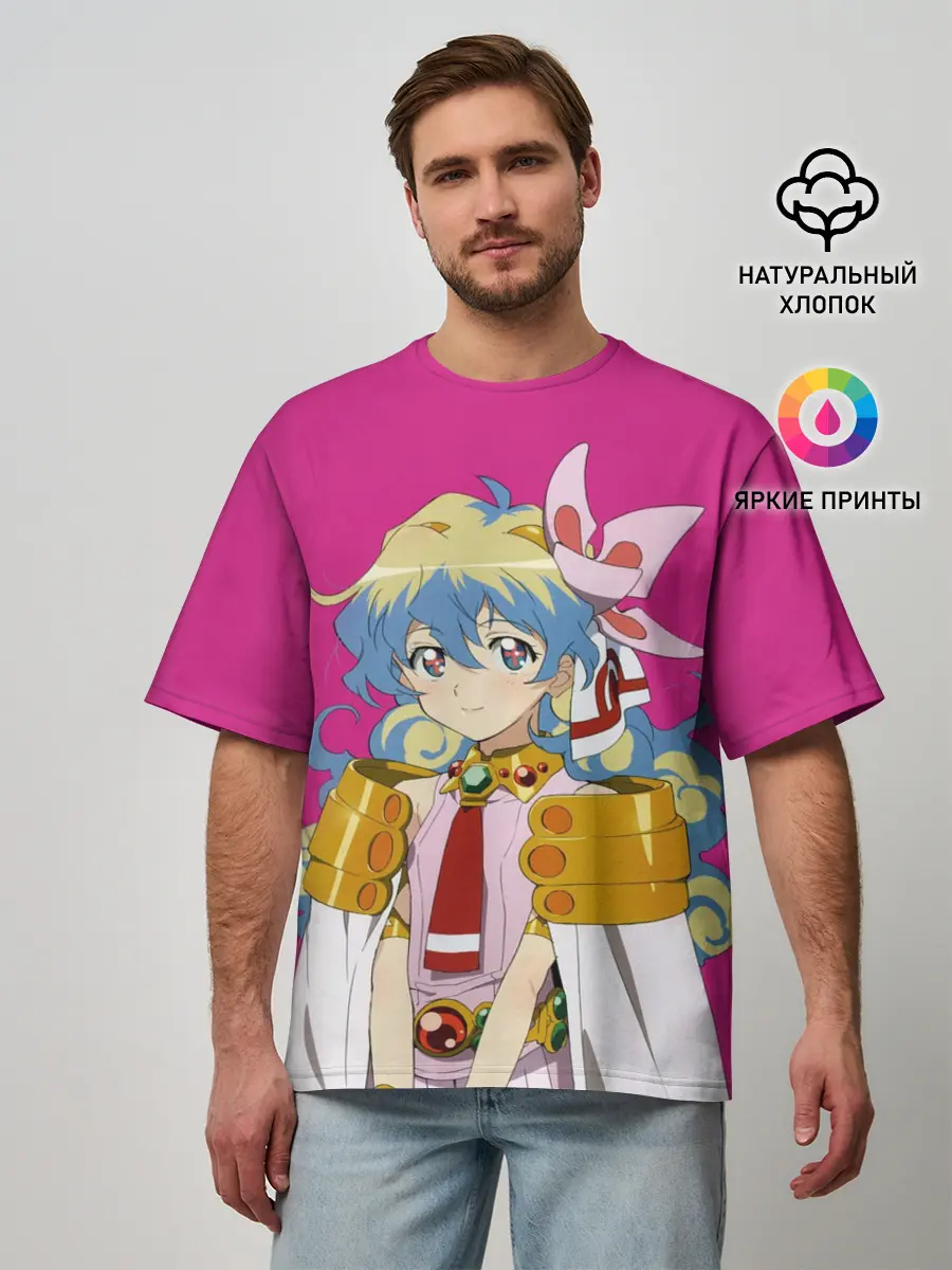 Мужская футболка оверсайз / Nia Teppelin