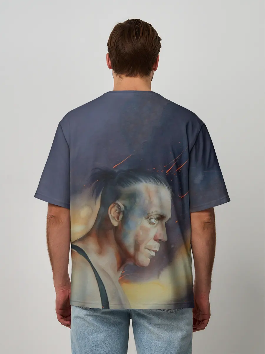 Мужская футболка оверсайз / Rammstein