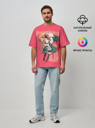 Мужская футболка оверсайз / Футаба