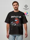 Мужская футболка оверсайз / AMONG US - IMPOSTOR
