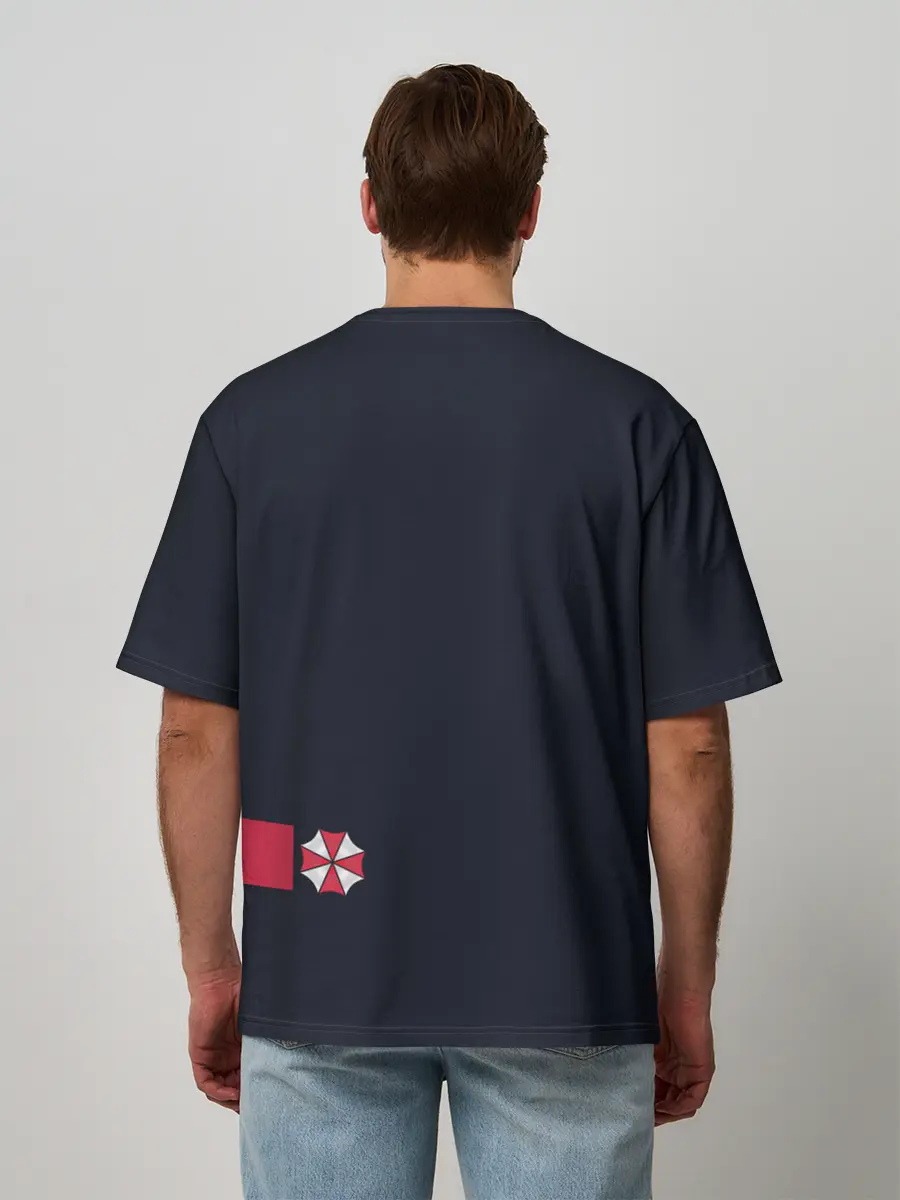 Мужская футболка оверсайз / Обитель зла