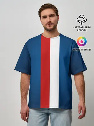 Мужская футболка оверсайз / ФК Пари Сен-Жермен