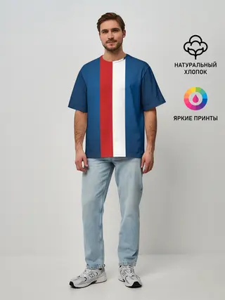 Мужская футболка оверсайз / ФК Пари Сен-Жермен