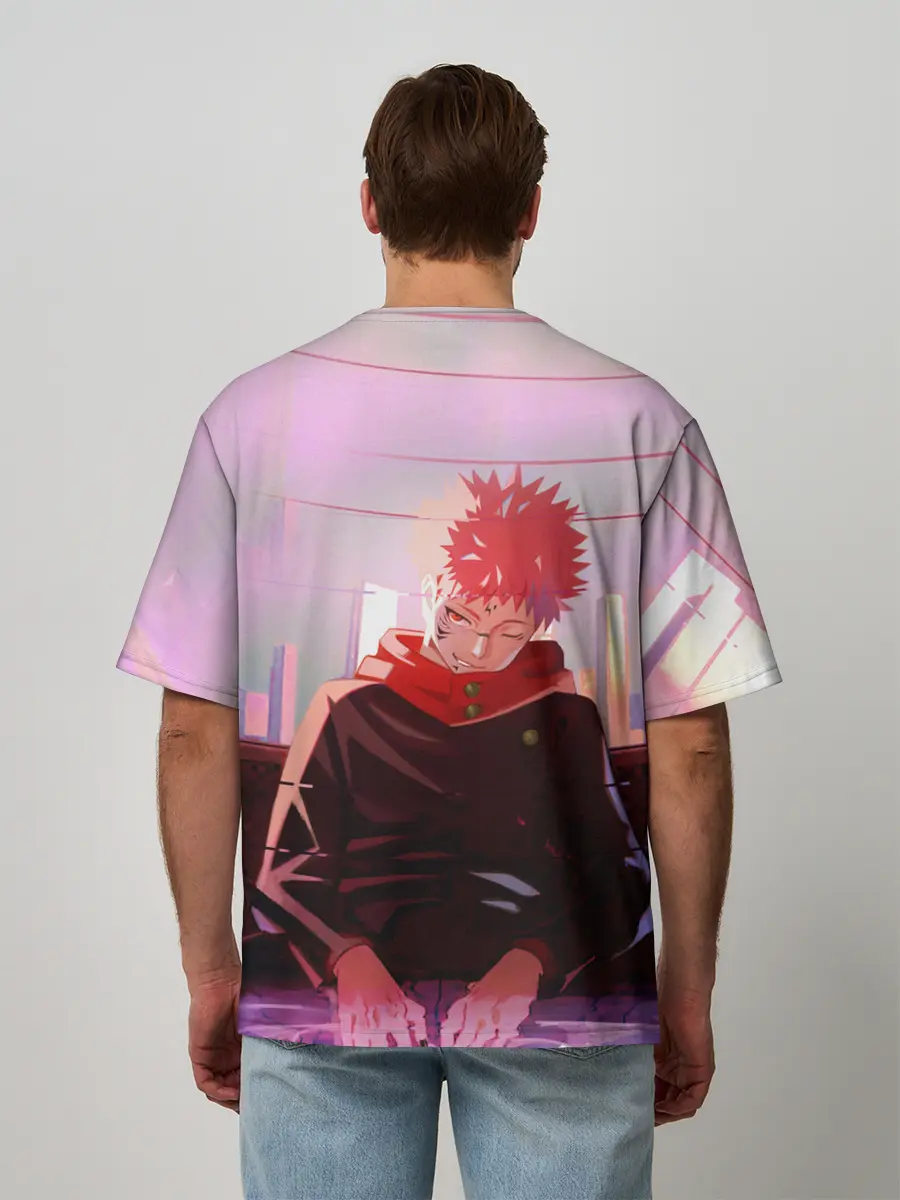 Мужская футболка оверсайз / JUJUTSU KAISEN | МАГИЧЕСКАЯ БИ