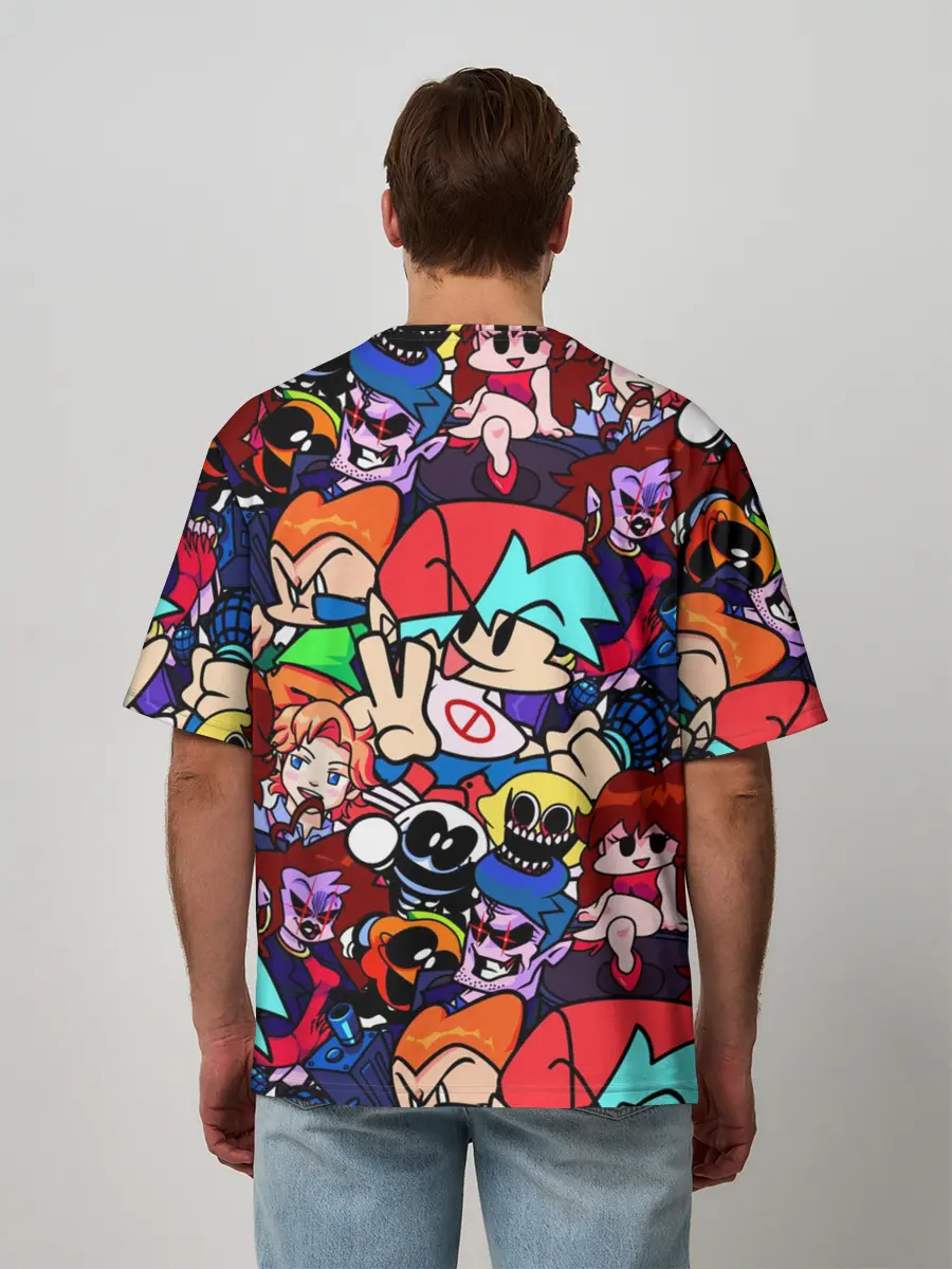 Мужская футболка оверсайз / Friday Night Funkin