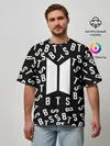 Мужская футболка оверсайз / BTS