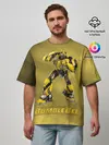 Мужская футболка оверсайз / Bumblebee -3-