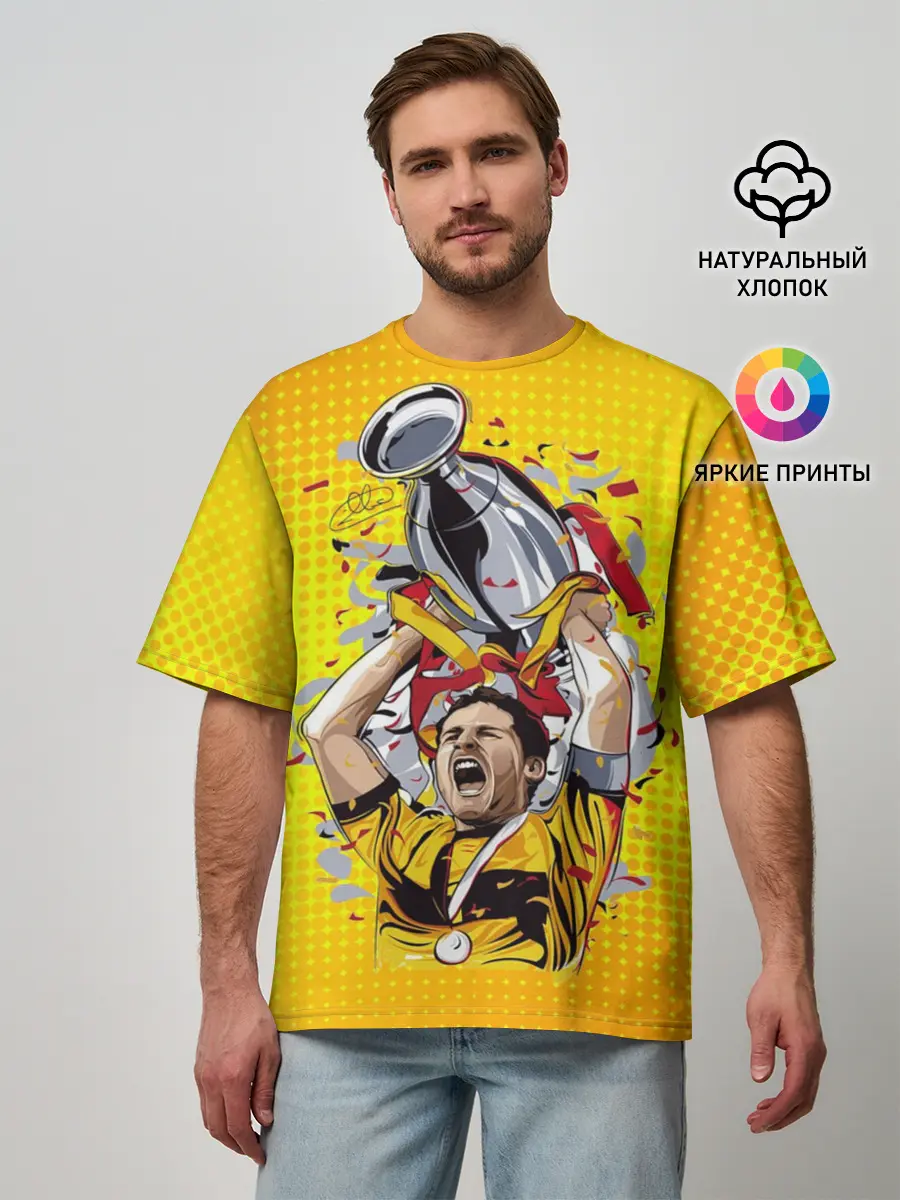Мужская футболка оверсайз / Iker Casillas