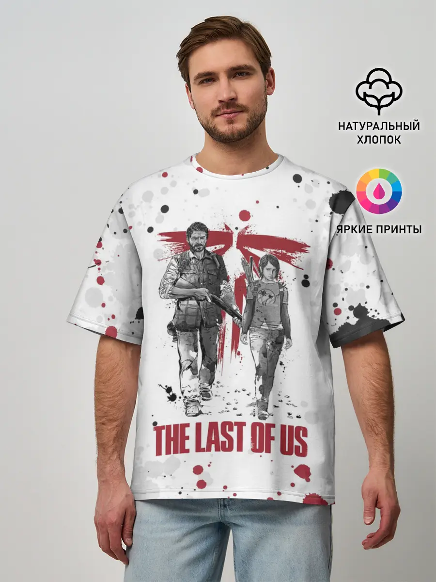 Мужская футболка оверсайз / The Last of Us