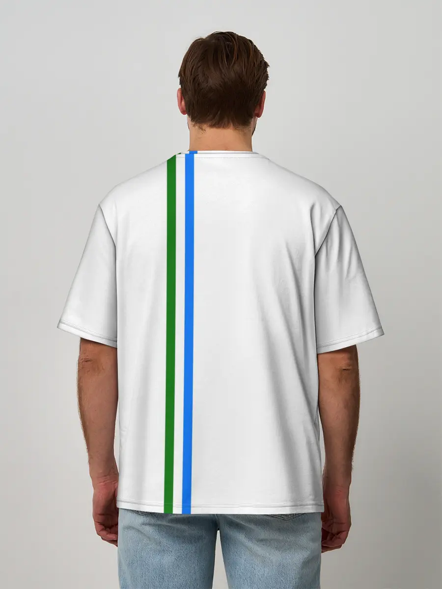 Мужская футболка оверсайз / Башкортостан