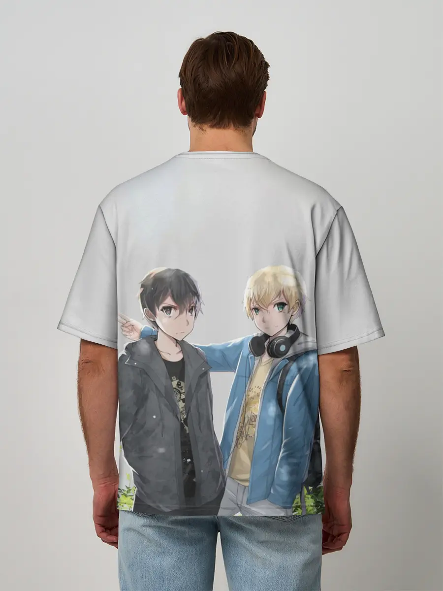 Мужская футболка оверсайз / Алисизация САО