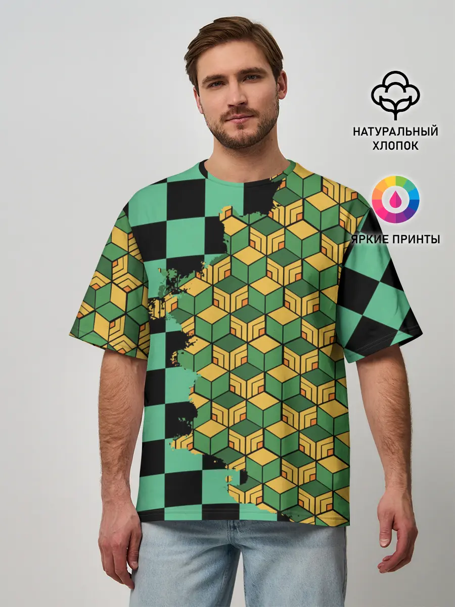 Мужская футболка оверсайз / ТАНДЖИРО И ТОМИОКА