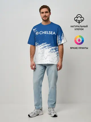 Мужская футболка оверсайз / CHELSEA.