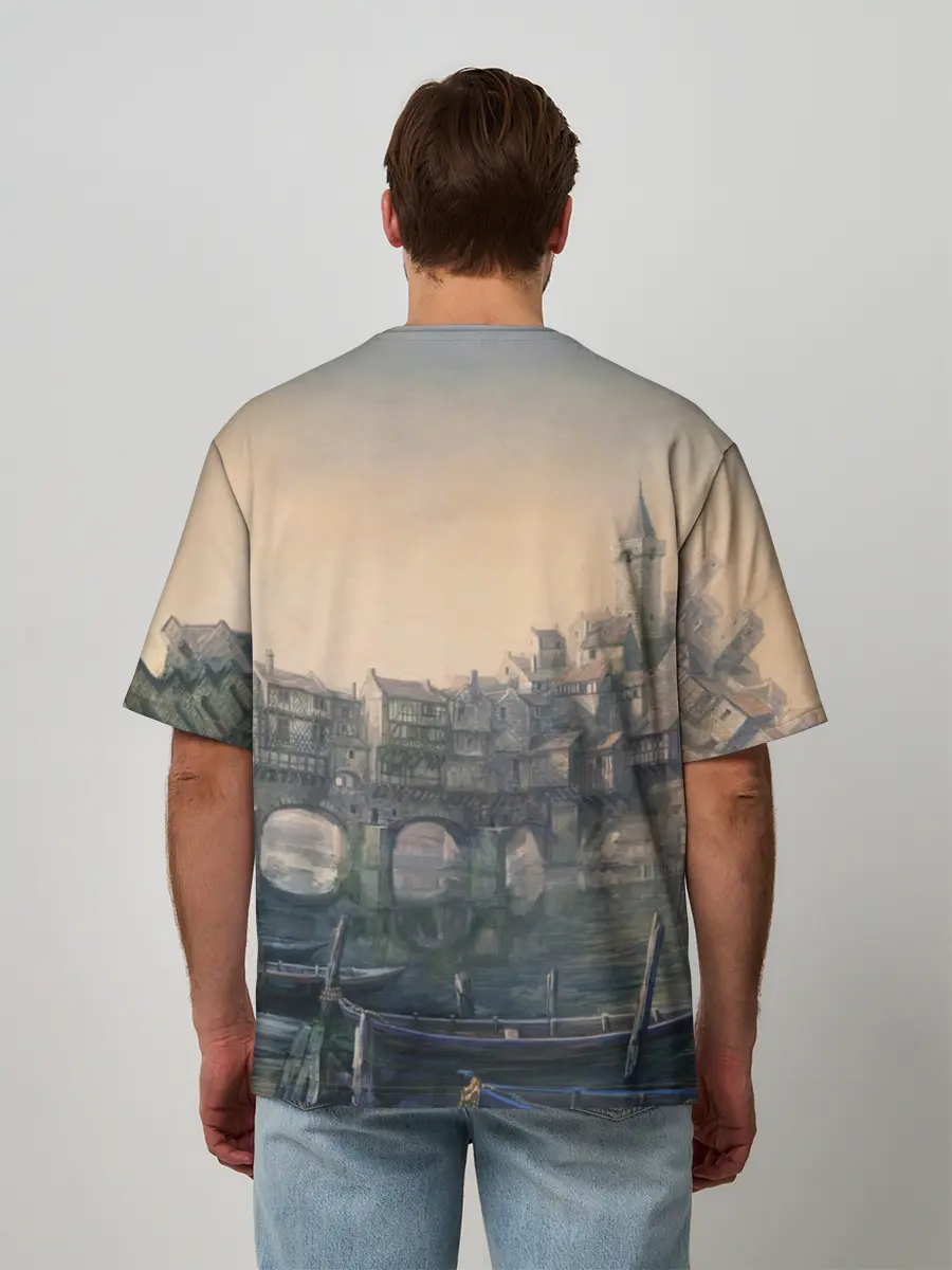 Мужская футболка оверсайз / The Witcher 3: Wild Hunt