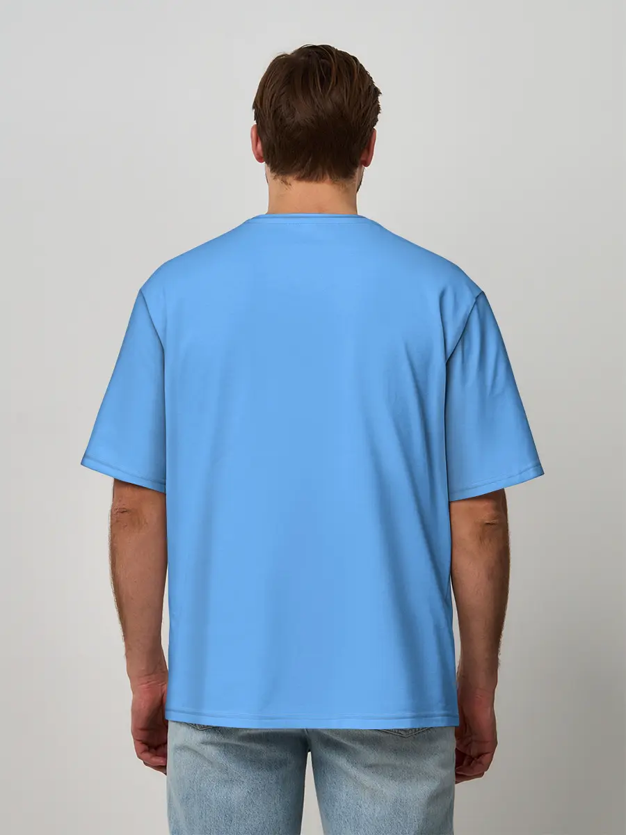 Мужская футболка оверсайз / Атомная Ева