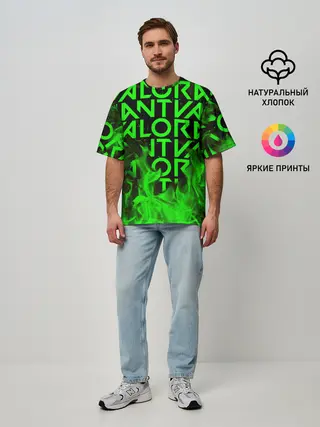 Мужская футболка оверсайз / VALORANT | ВАЛОРАНТ