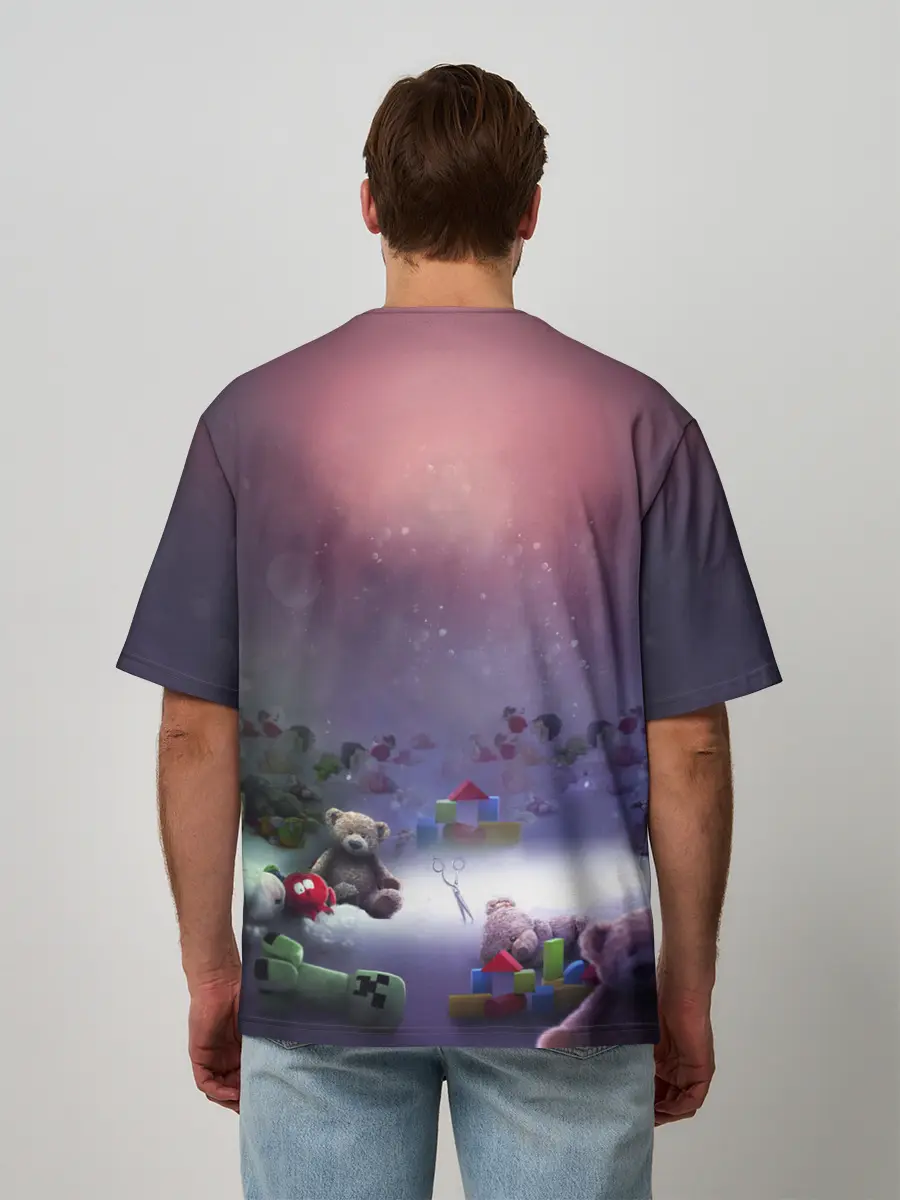 Мужская футболка оверсайз / TENDERLYBAE - Юность