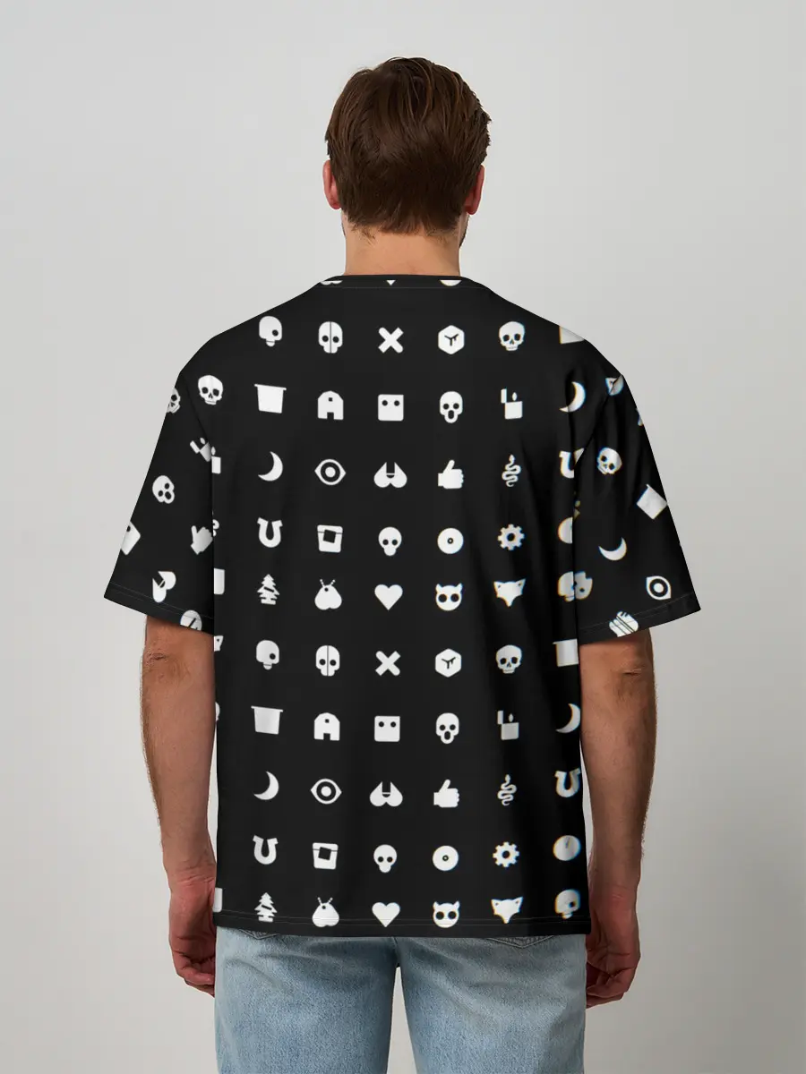 Мужская футболка оверсайз / LOVE DEATH + ROBOTS $$$