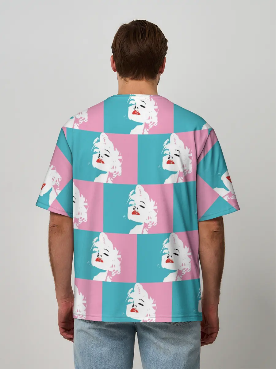 Мужская футболка оверсайз / Marilyn Monroe