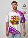 Мужская футболка оверсайз / Barcelona