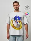 Мужская футболка оверсайз / Sonic