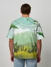 Мужская футболка оверсайз / Тропики