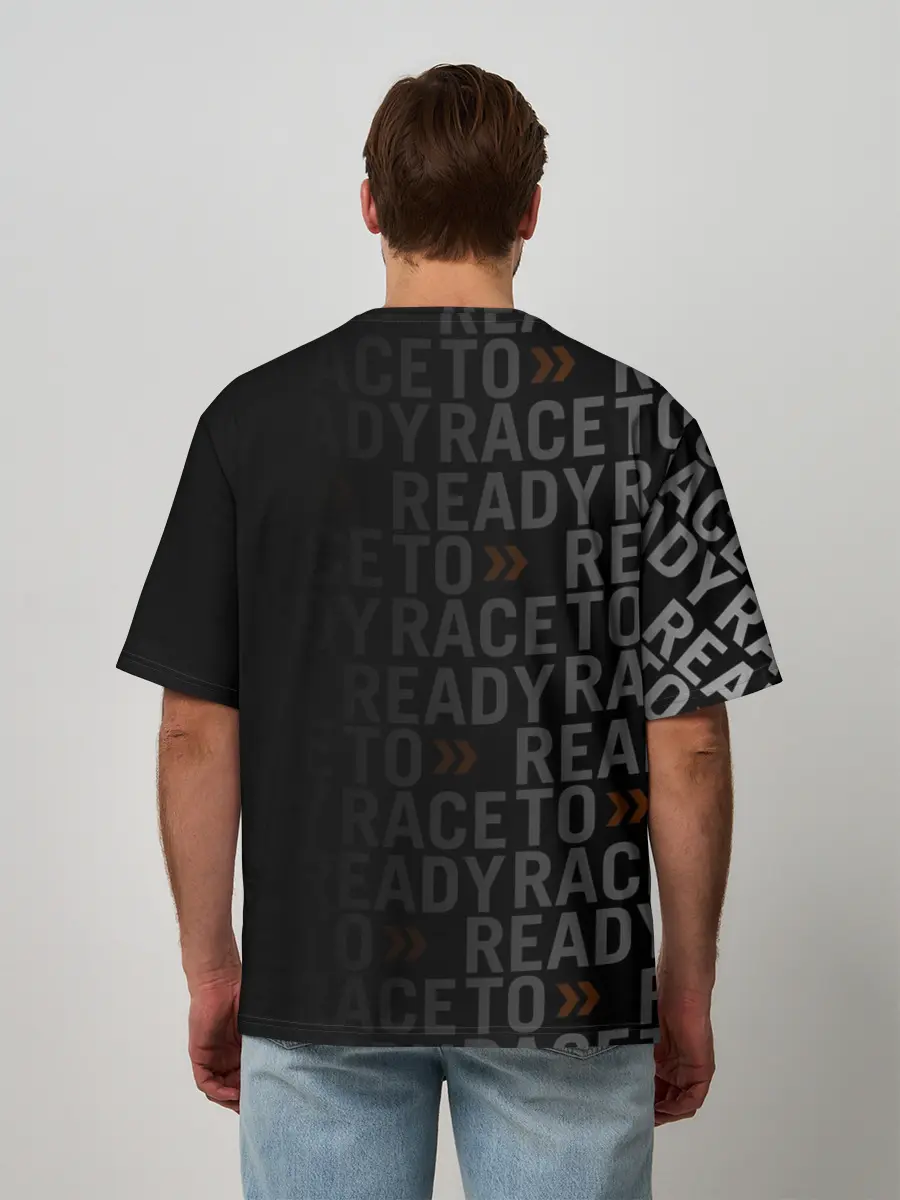 Мужская футболка оверсайз / KTM MOTORCYCLES / КТМ МОТОЦИКЛЫ