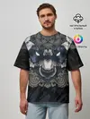 Мужская футболка оверсайз / Зверь