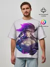 Мужская футболка оверсайз / KDA Akali