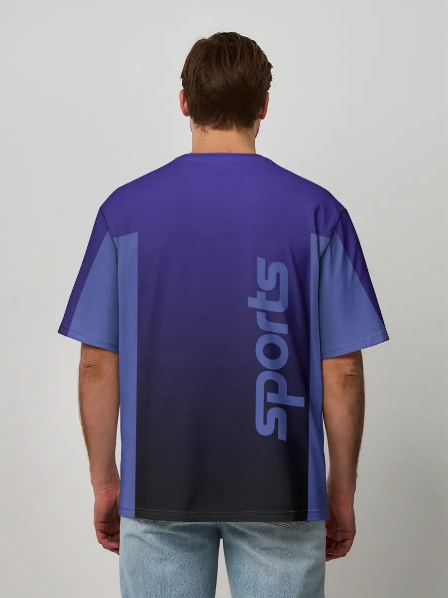 Мужская футболка оверсайз / Спорт