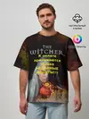 Мужская футболка оверсайз / Ведьмаку заплатите