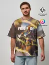 Мужская футболка оверсайз / FREEFIRE | ФРИФАЕР