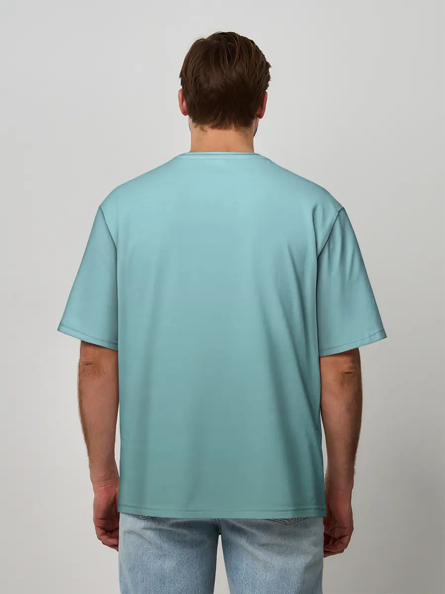 Мужская футболка оверсайз / Fishing