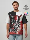 Мужская футболка оверсайз / Самурай Samurai