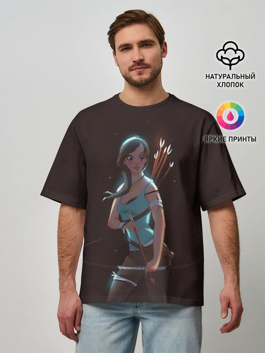 Мужская футболка оверсайз / Sweet Lara