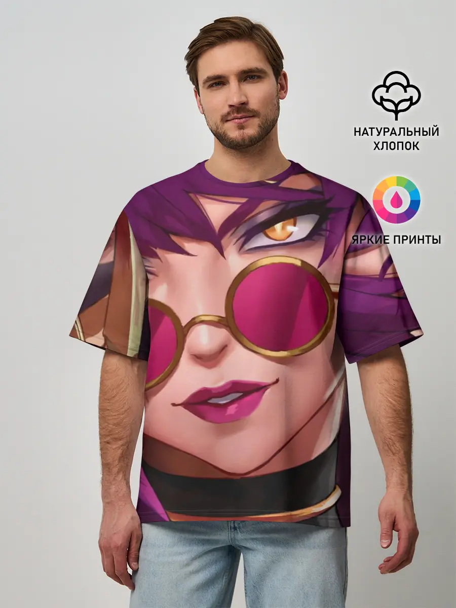 Мужская футболка оверсайз / Эвелинн