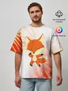 Мужская футболка оверсайз / ЛИСИЧКА / FOXY