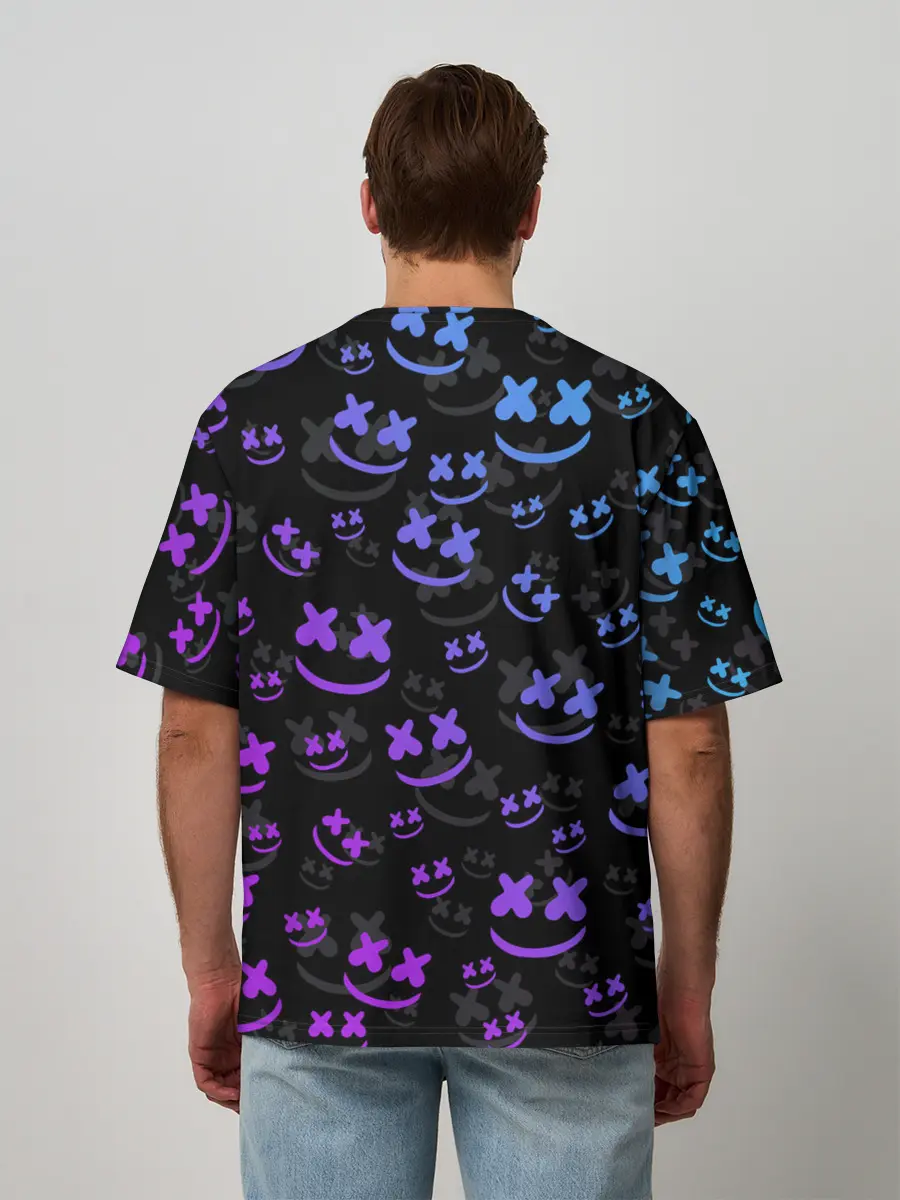 Мужская футболка оверсайз / FORTNITE | MARSHMELLO