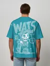 Мужская футболка оверсайз / Граффити Wats