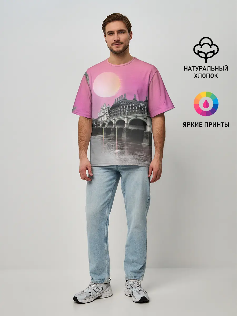 Мужская футболка оверсайз / UK