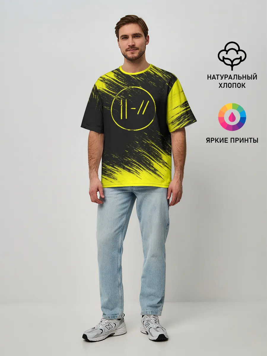 Мужская футболка оверсайз / Twenty One Pilots 5