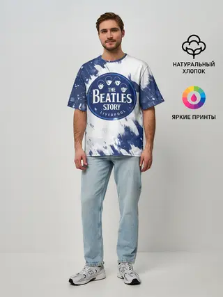 Мужская футболка оверсайз / The Beatles