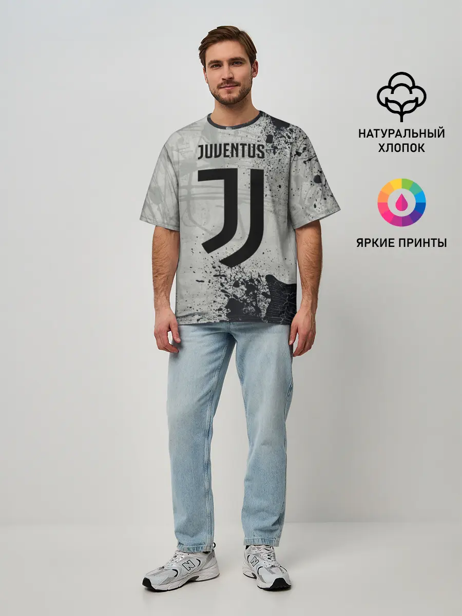 Мужская футболка оверсайз / JUVENTUS.